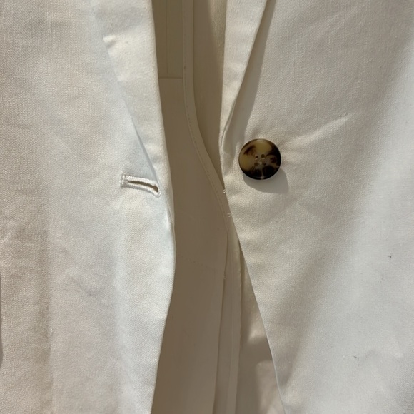 Club Monaco white linen blazer - NEW WITH TAGS size 4 - Picture 3 of 4